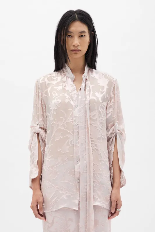 Dien Stand Collar Long Shirt sold by Ann Demeulemeester