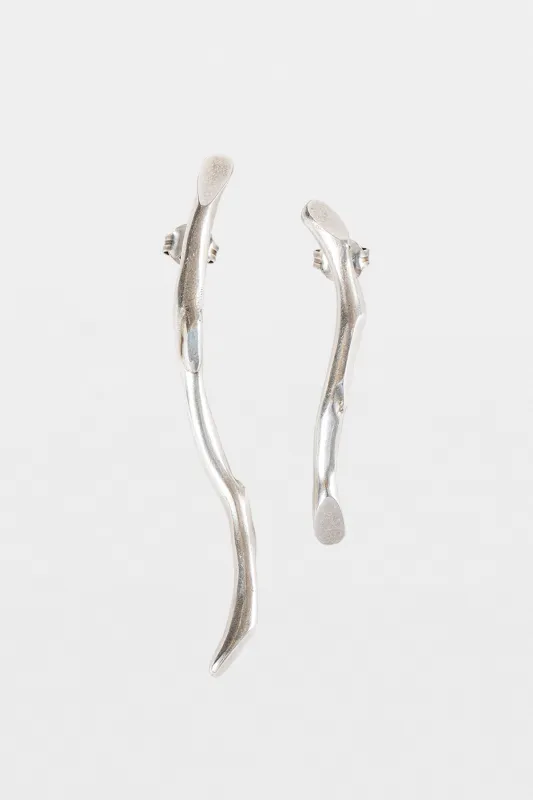 Usva Futuristic Fine Thorn Earrings sold by Ann Demeulemeester