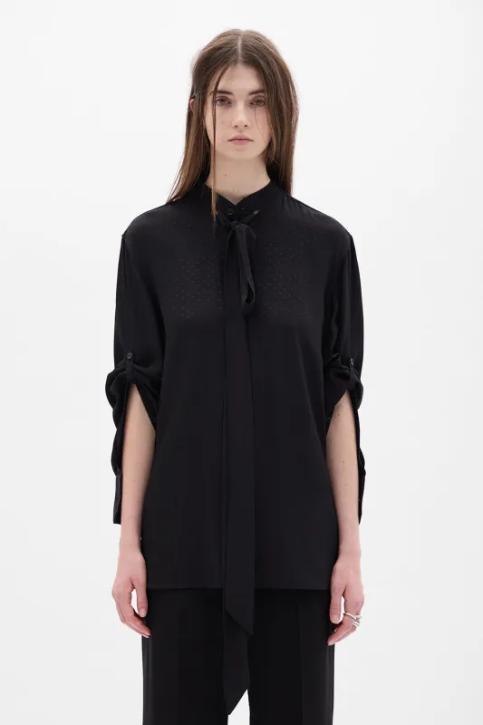 Dien Stand Collar Long Shirt sold by Ann Demeulemeester