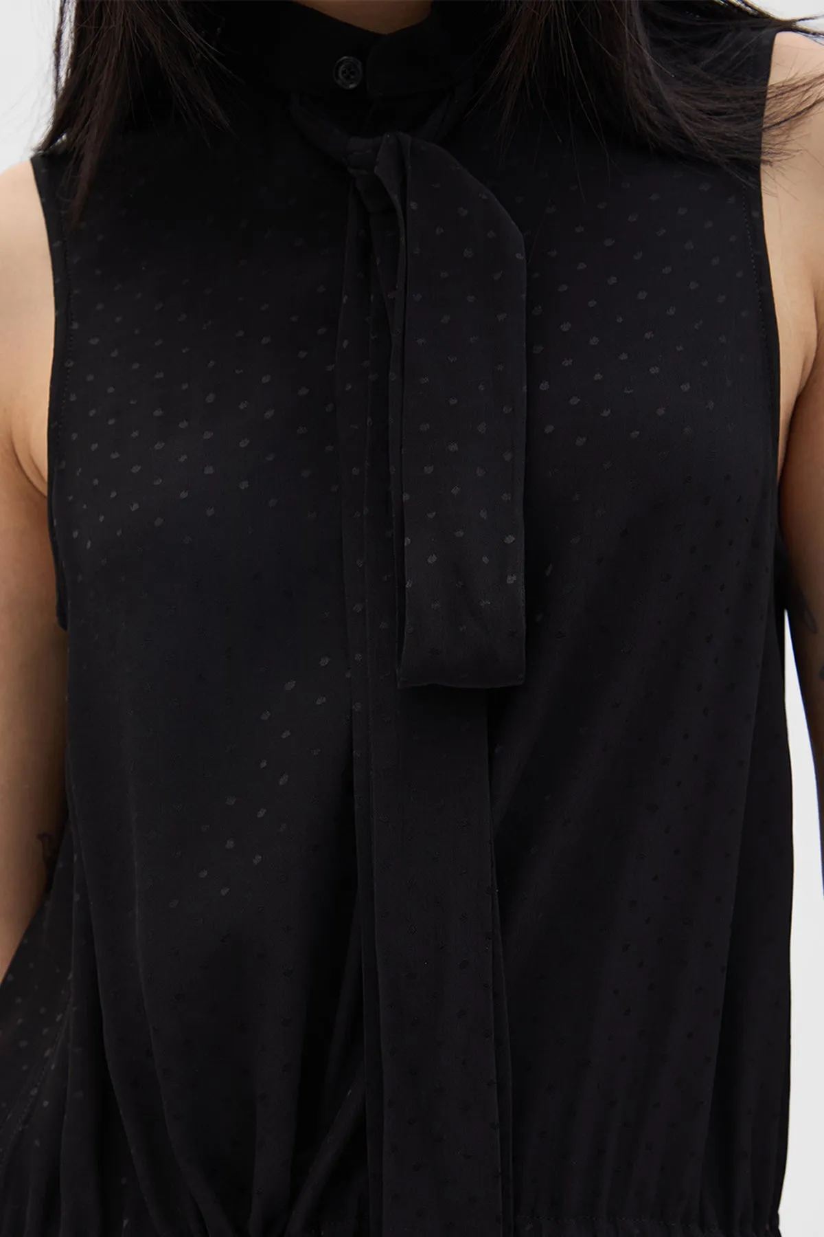 Rie Midi Sleeveless Dress sold by Ann Demeulemeester product image thumbnail 5