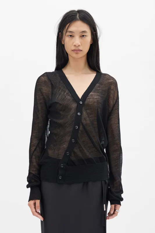 Josa Light Twisted Cardigan made by Ann Demeulemeester