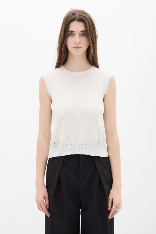 Roka Seamless Sleeveless Knit Top sold by Ann Demeulemeester