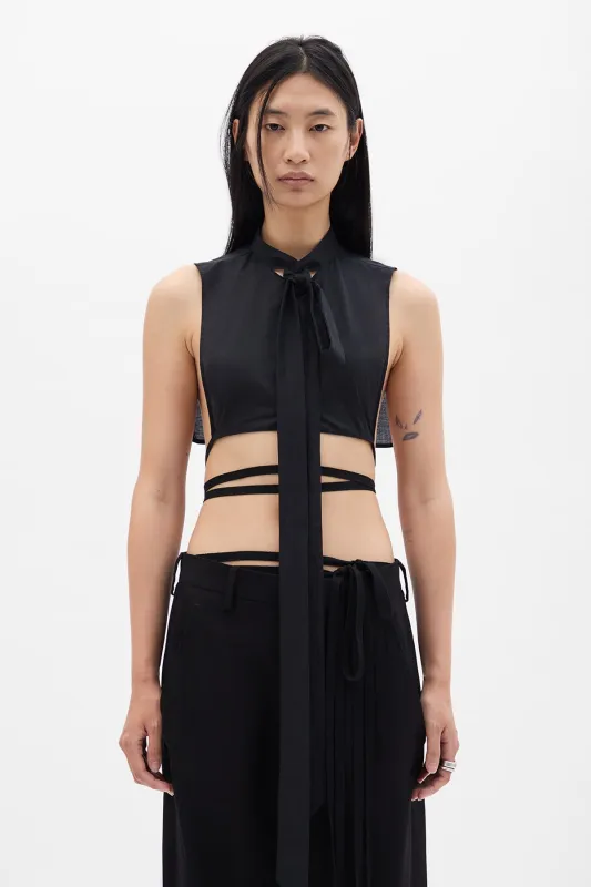 Cyra Plastron with Detachable Foulard sold by Ann Demeulemeester