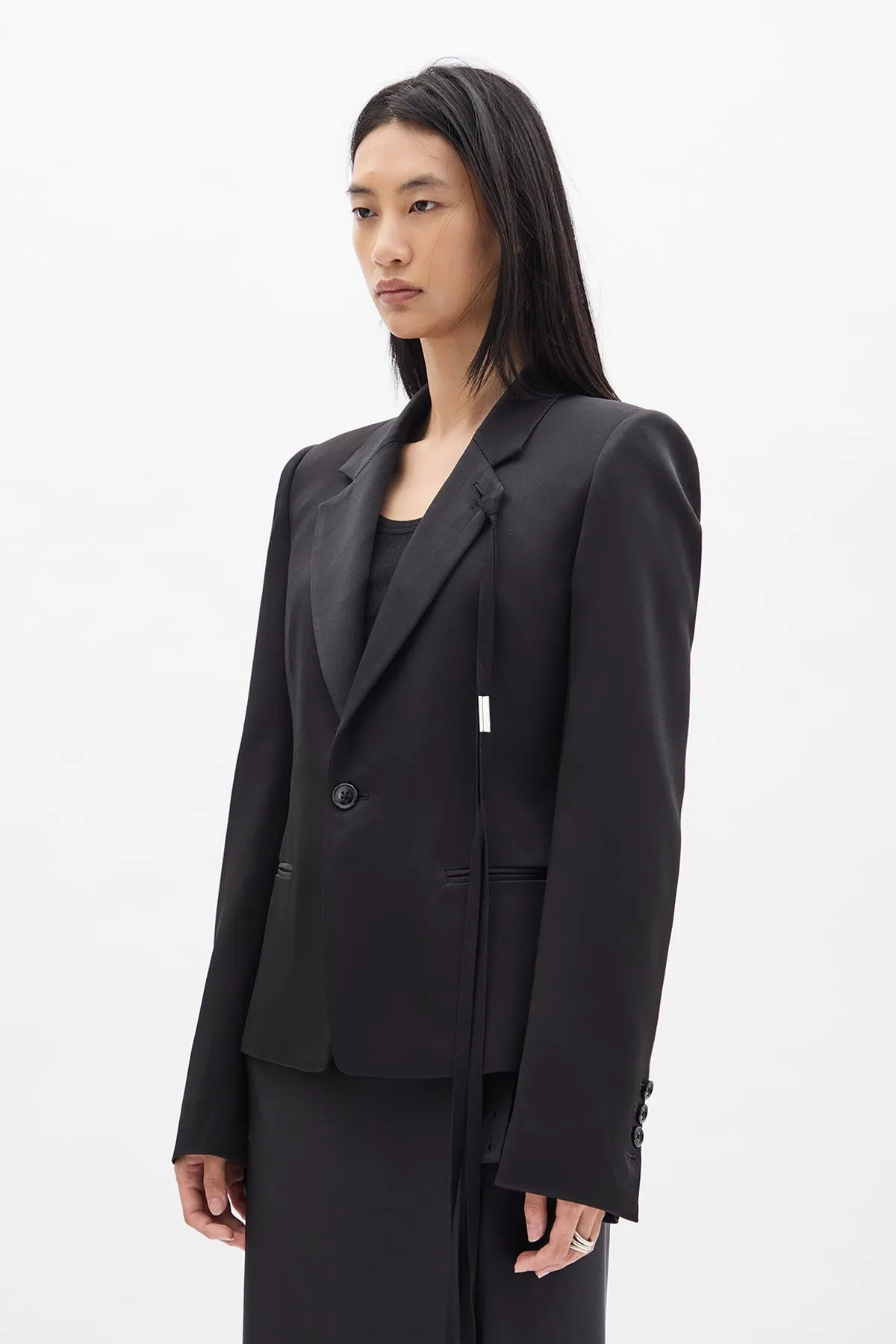 Aggy Fitted Tailored Jacket sold by Ann Demeulemeester product image thumbnail 2