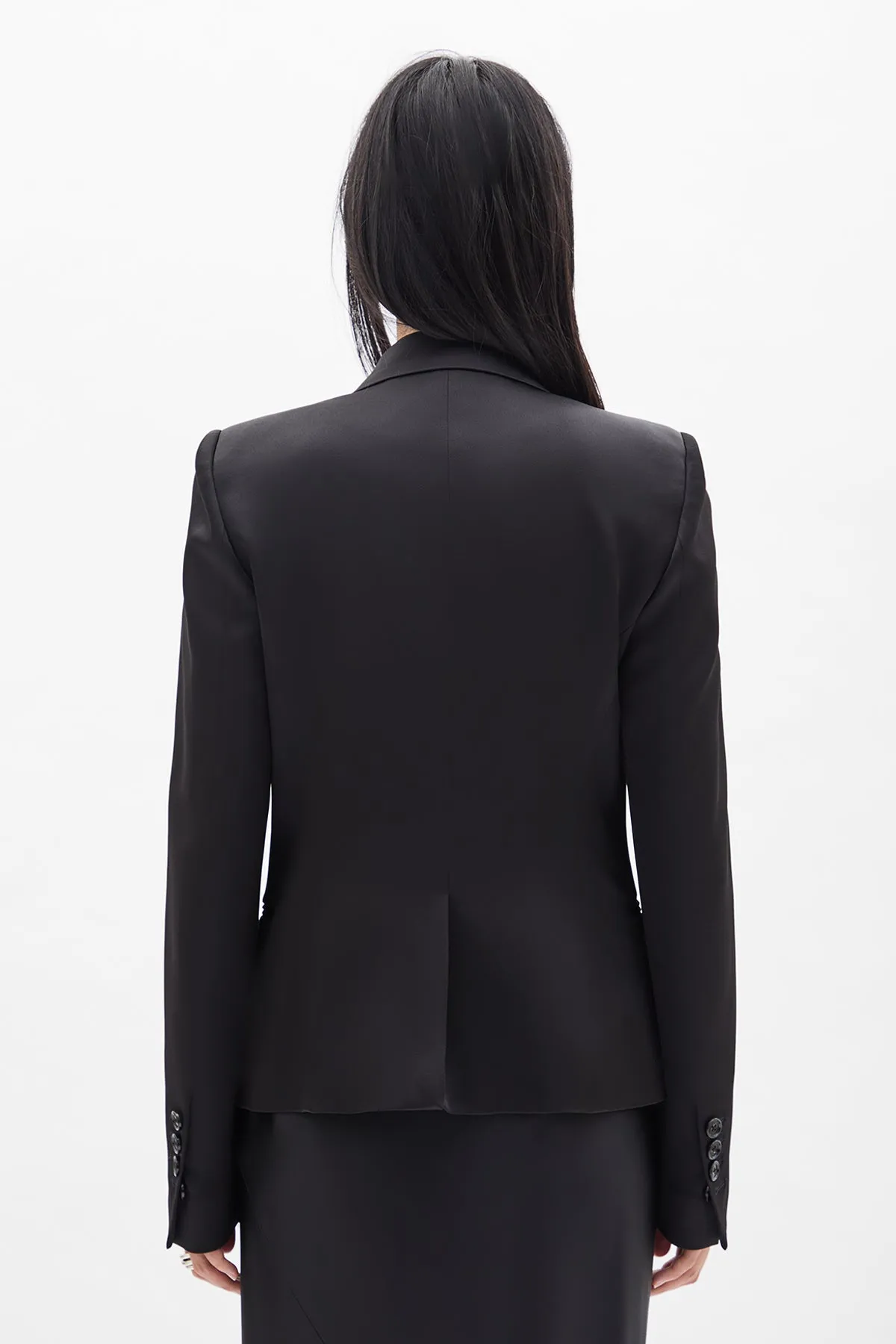 Aggy Fitted Tailored Jacket sold by Ann Demeulemeester product image thumbnail 3