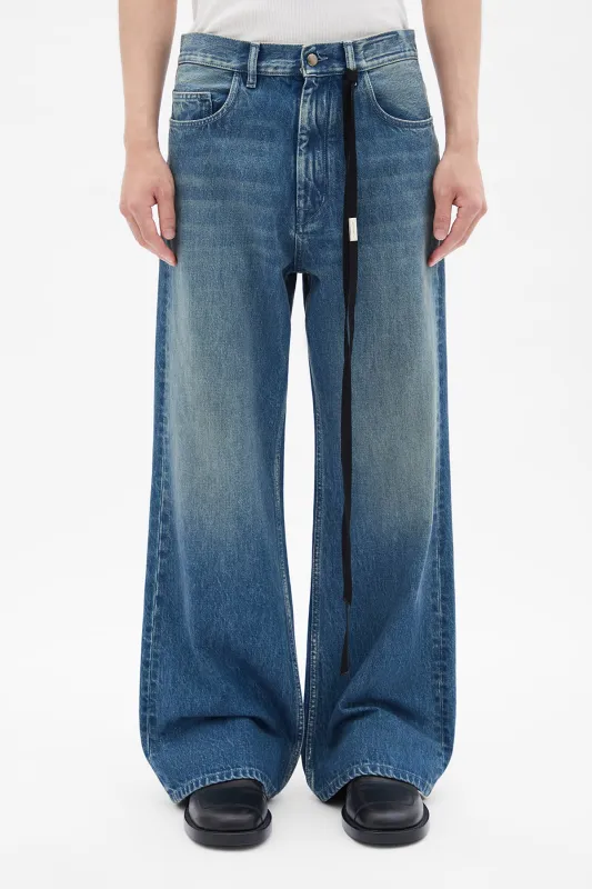 Modest Relaxed Flared Trousers sold by Ann Demeulemeester