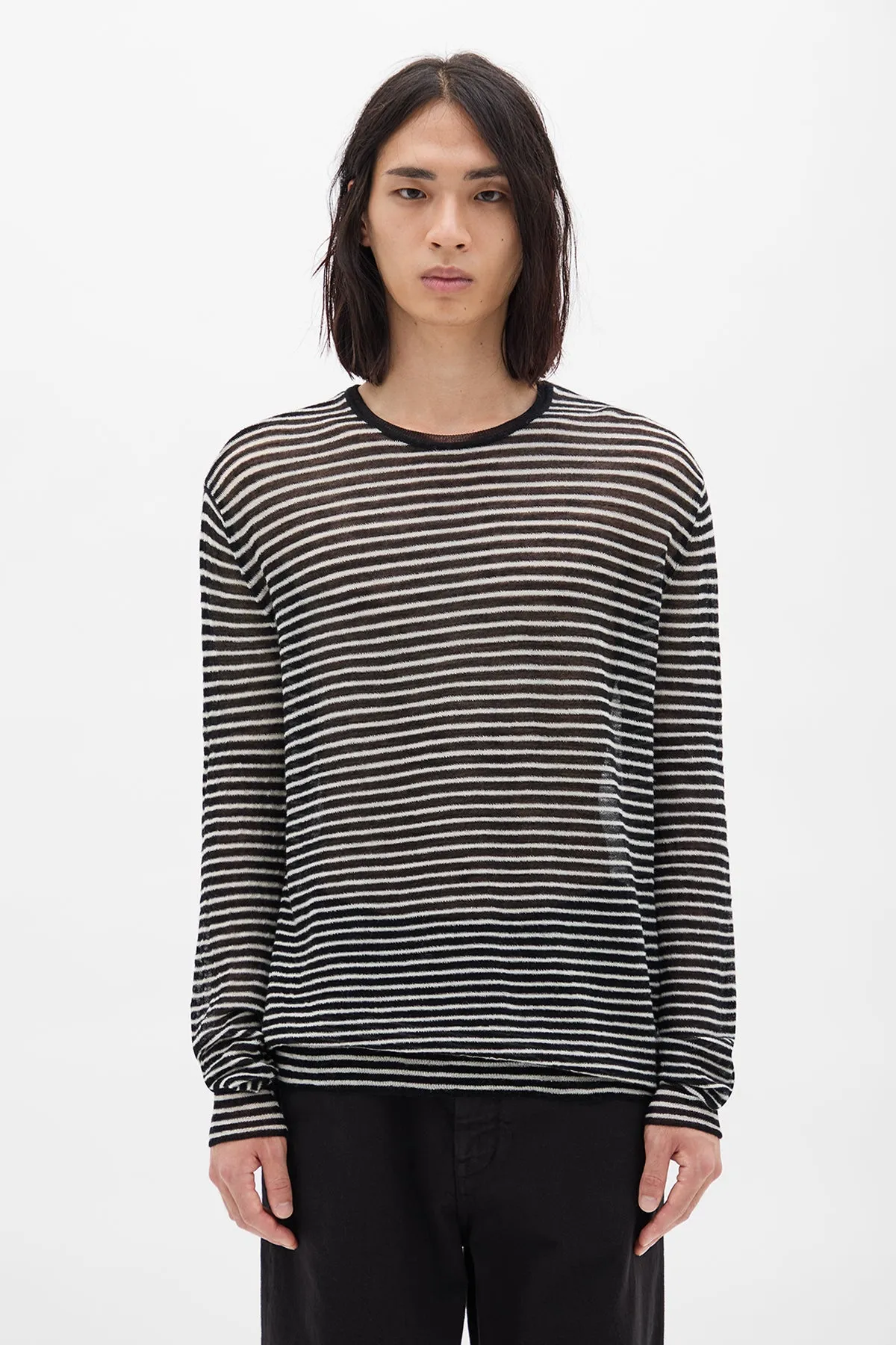Racin Crew Neck Light Sweater sold by Ann Demeulemeester