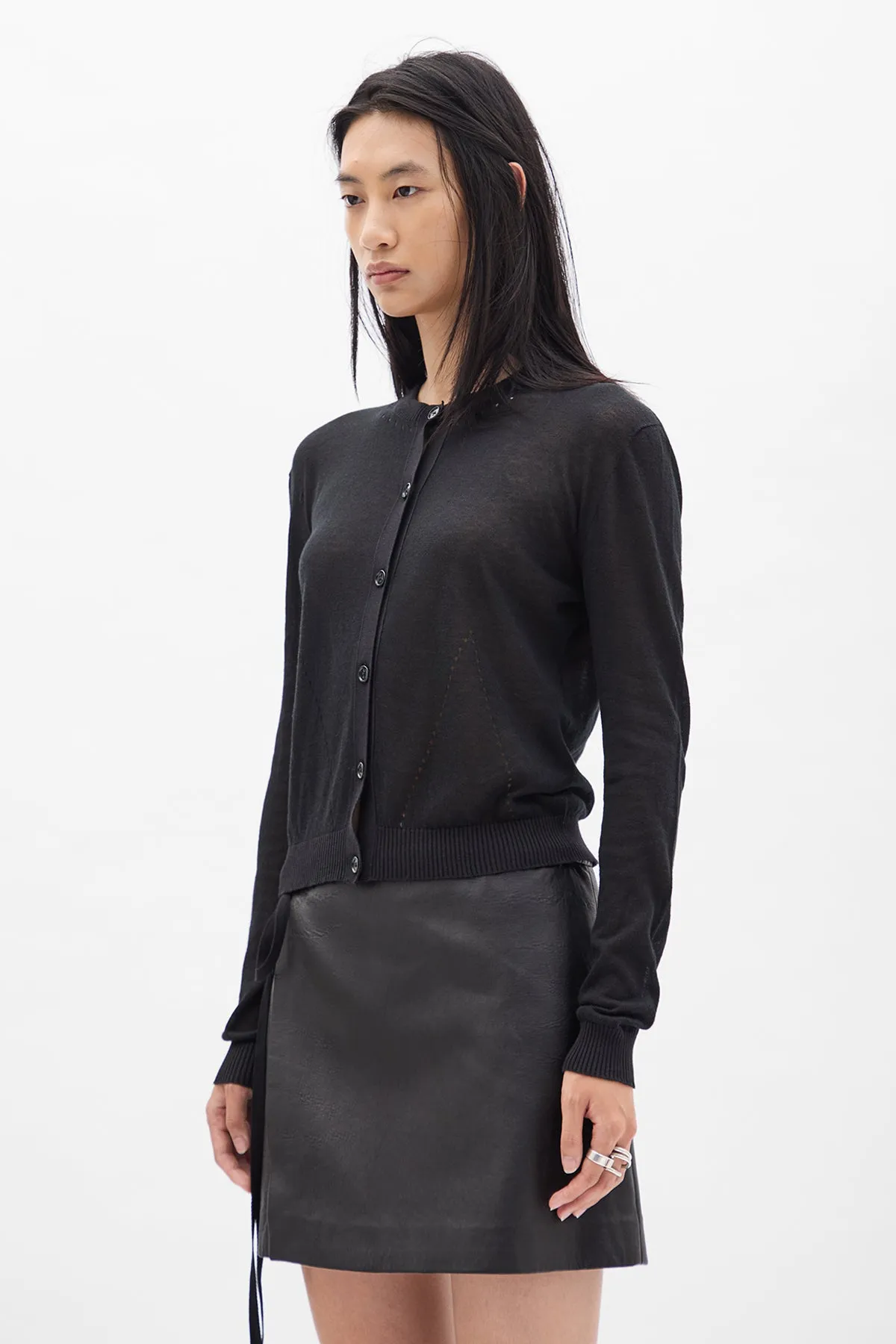 Bjel Seamless Cardigan sold by Ann Demeulemeester product image thumbnail 2