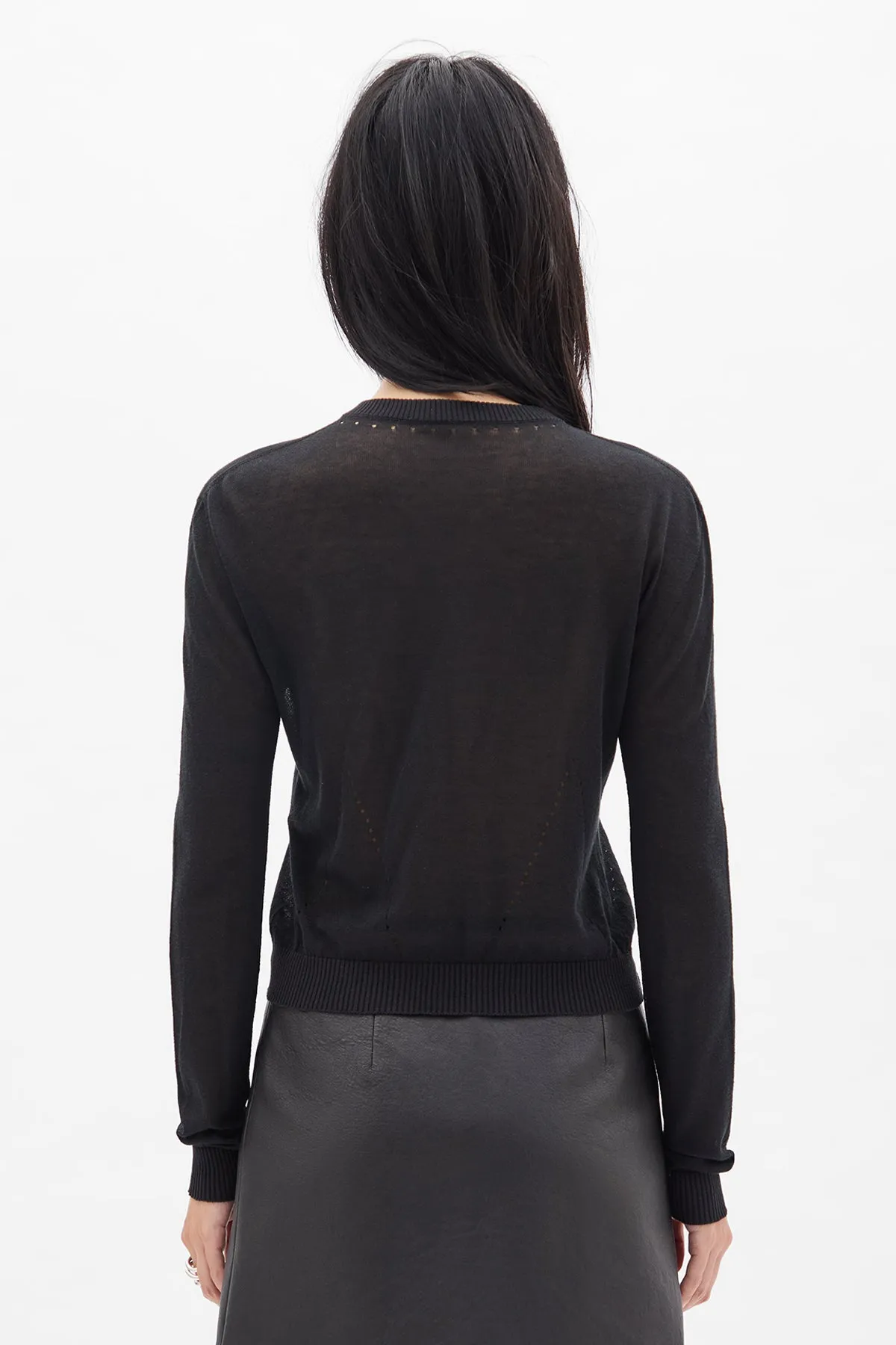 Bjel Seamless Cardigan sold by Ann Demeulemeester product image thumbnail 3