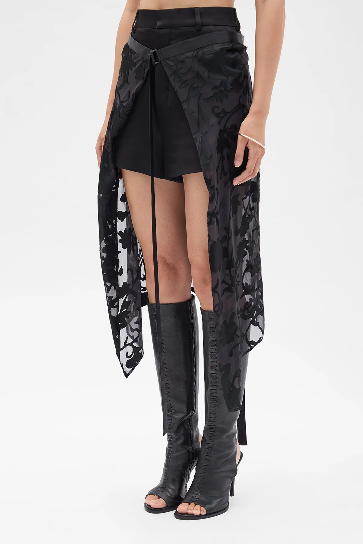 Nita Fluid Apron sold by Ann Demeulemeester product image thumbnail 2