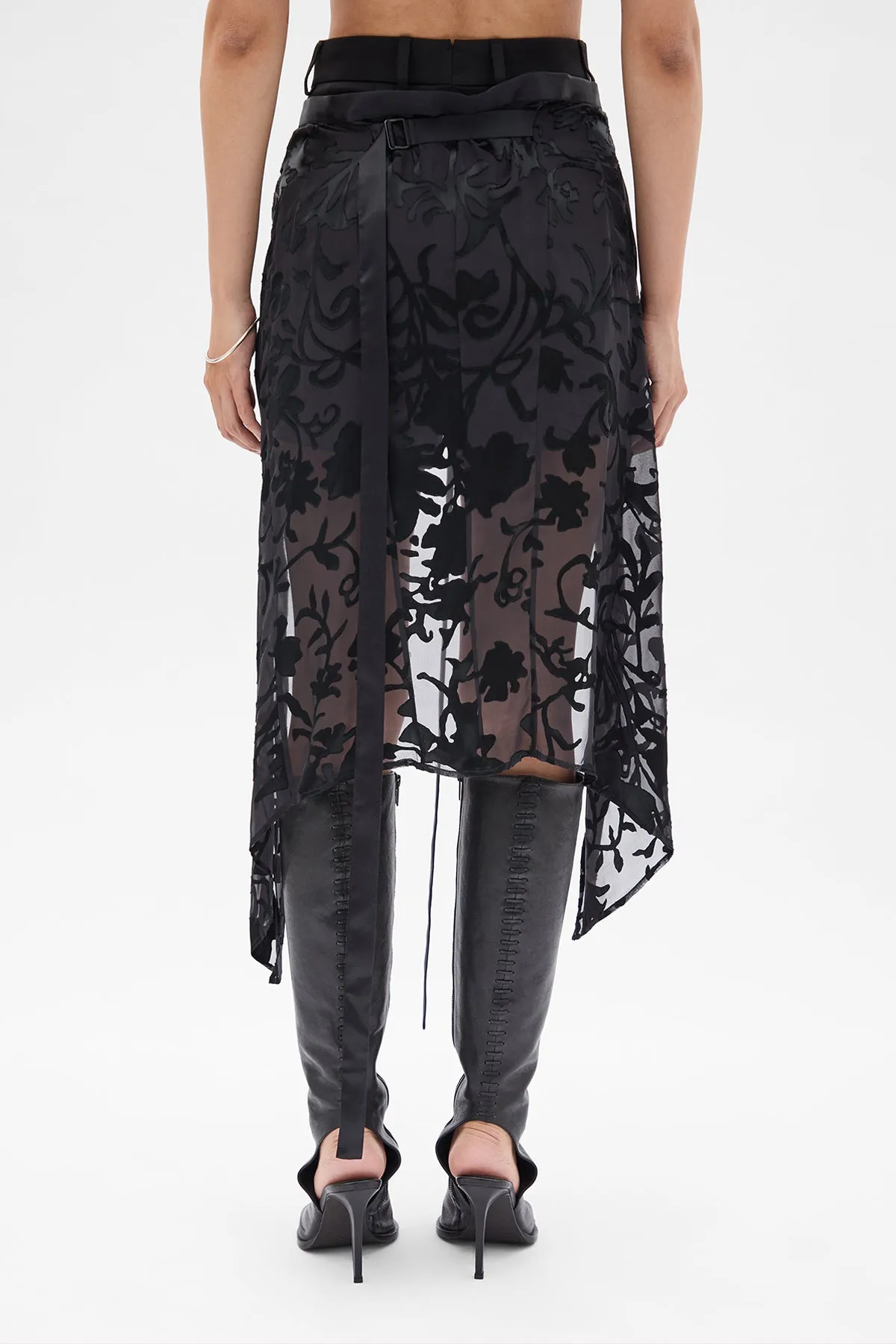 Nita Fluid Apron sold by Ann Demeulemeester product image thumbnail 3