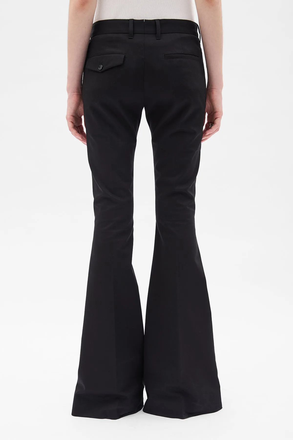Adri Bootcut Trousers sold by Ann Demeulemeester product image thumbnail 3