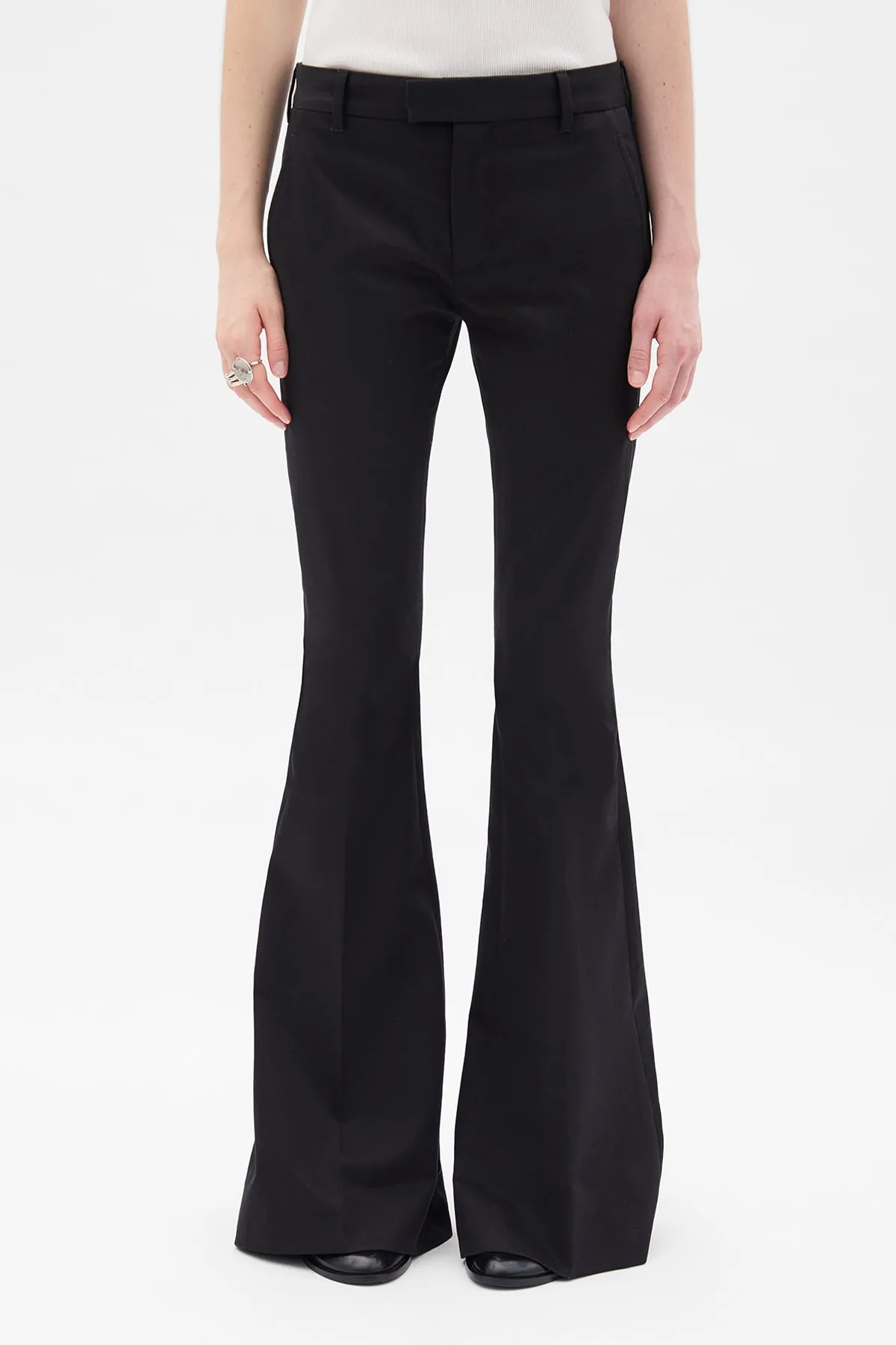 Adri Bootcut Trousers sold by Ann Demeulemeester