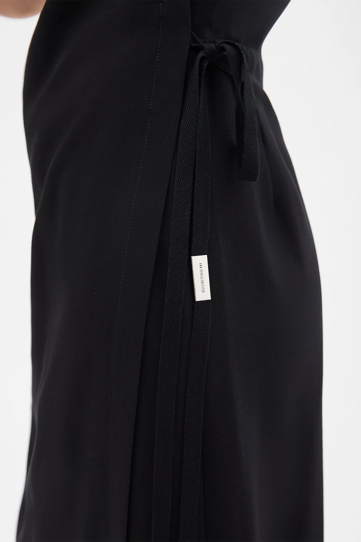 Desi Midi Apron Wrap Dress sold by Ann Demeulemeester product image thumbnail 5