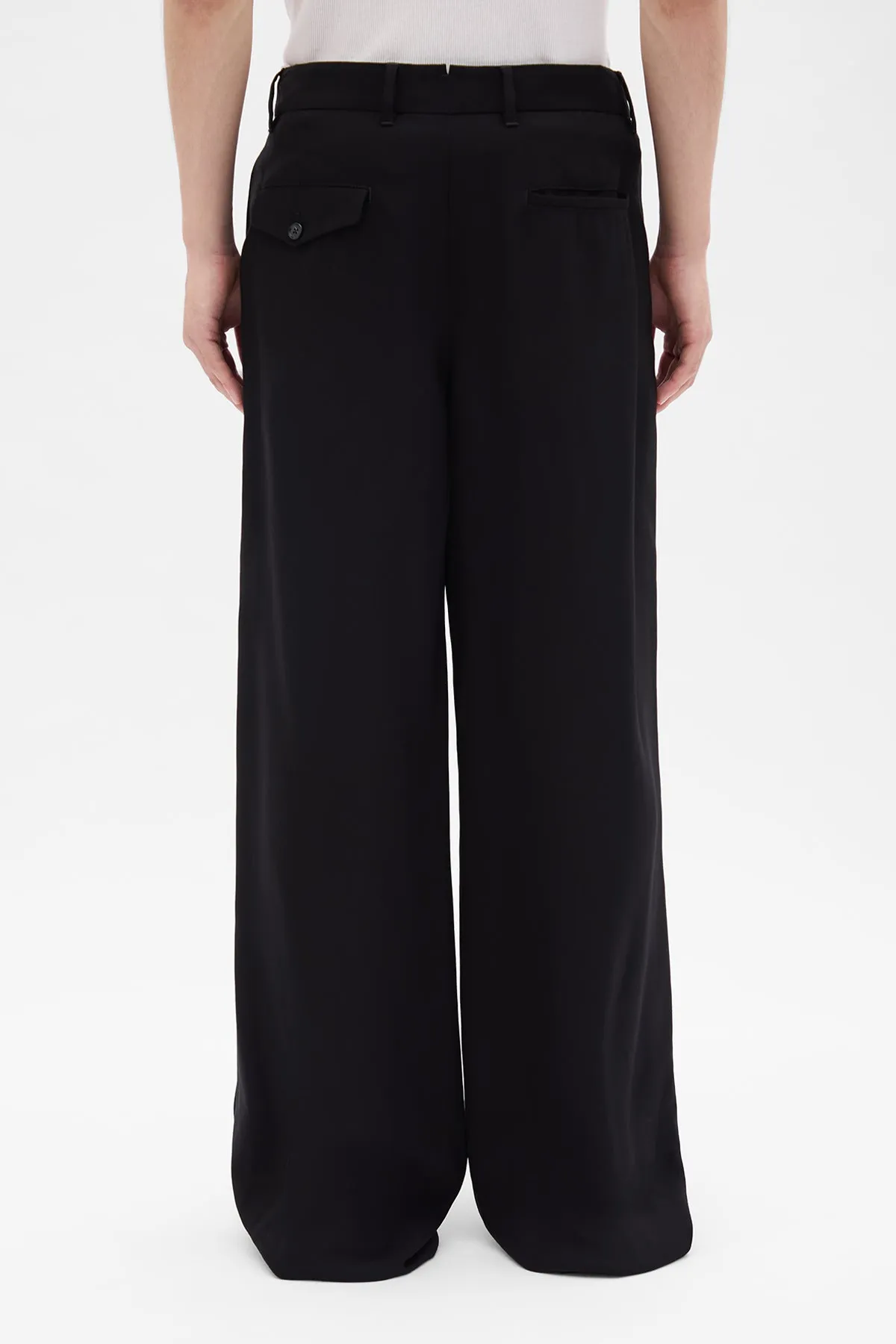 Botel Wide Leg Pleated Trousers sold by Ann Demeulemeester product image thumbnail 3