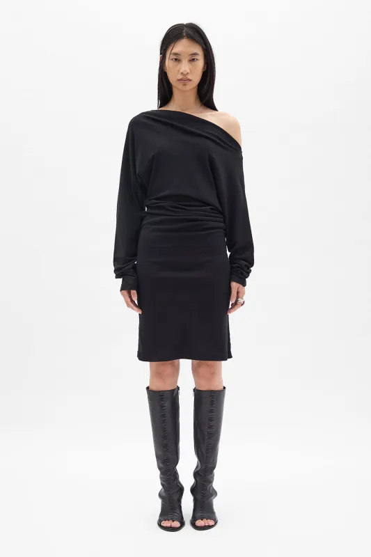 Bila Long Bias Cut Dropped Shoulder Dress sold by Ann Demeulemeester