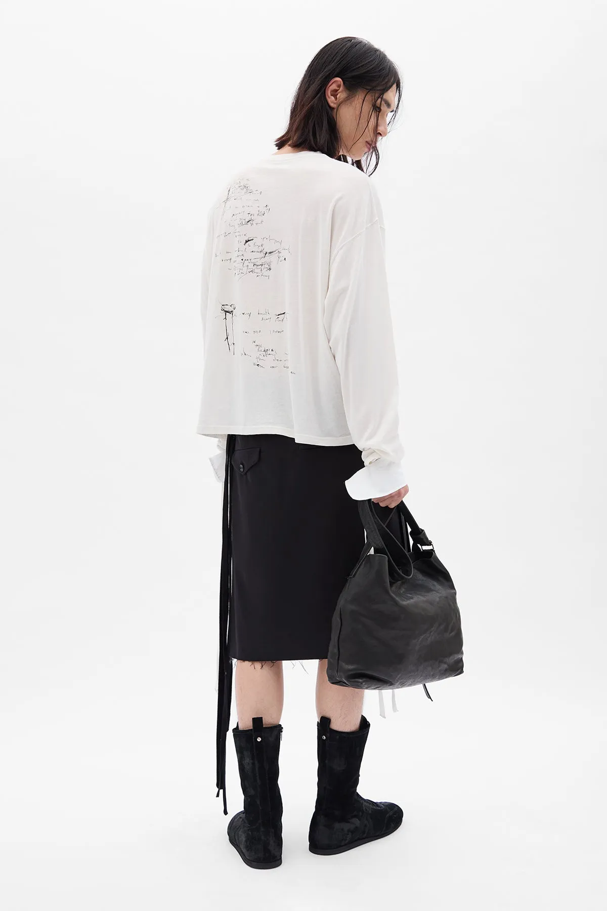 Emiliuis Sketch Print Long Sleeve T-Shirt sold by Ann Demeulemeester product image thumbnail 4