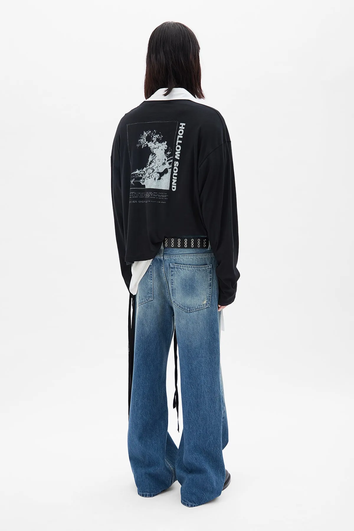 Emil ''Hollow Sound'' Long Sleeve T-Shirt sold by Ann Demeulemeester product image thumbnail 4