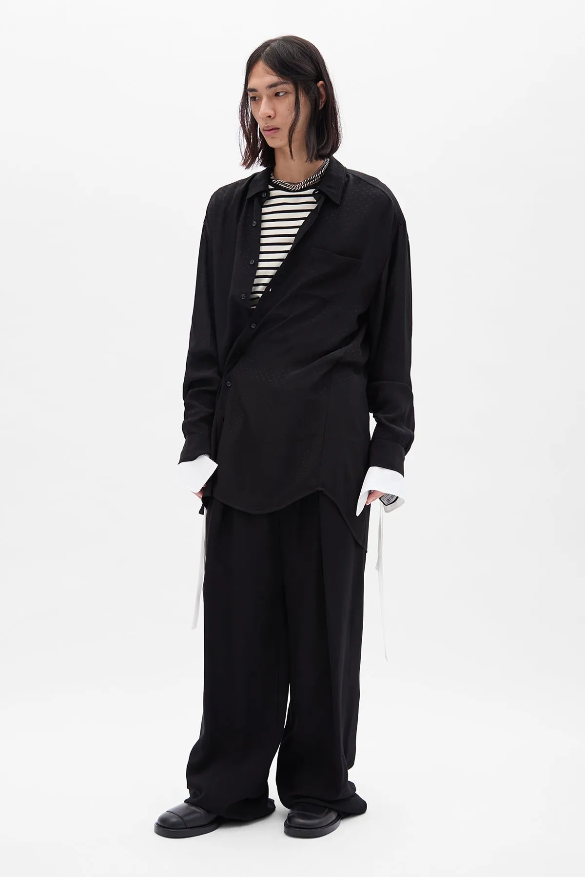 Greg Striped Long-Sleeve T-Shirt sold by Ann Demeulemeester product image thumbnail 4