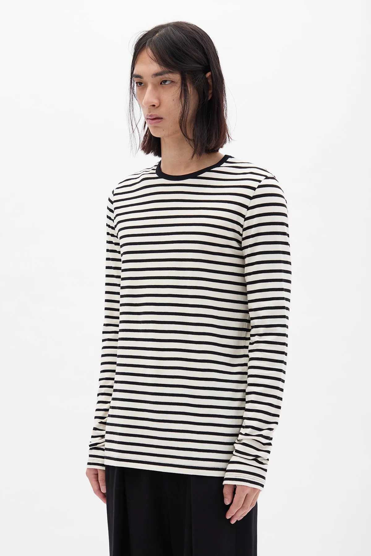 Greg Striped Long-Sleeve T-Shirt sold by Ann Demeulemeester product image thumbnail 2