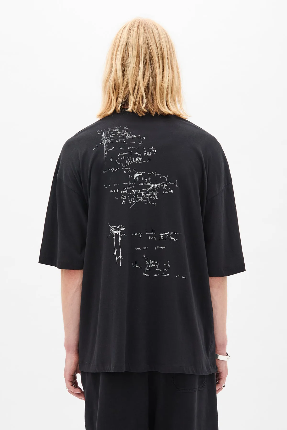 Dieter ''Wild Wind Blows'' High Comfort T-Shirt sold by Ann Demeulemeester product image thumbnail 3