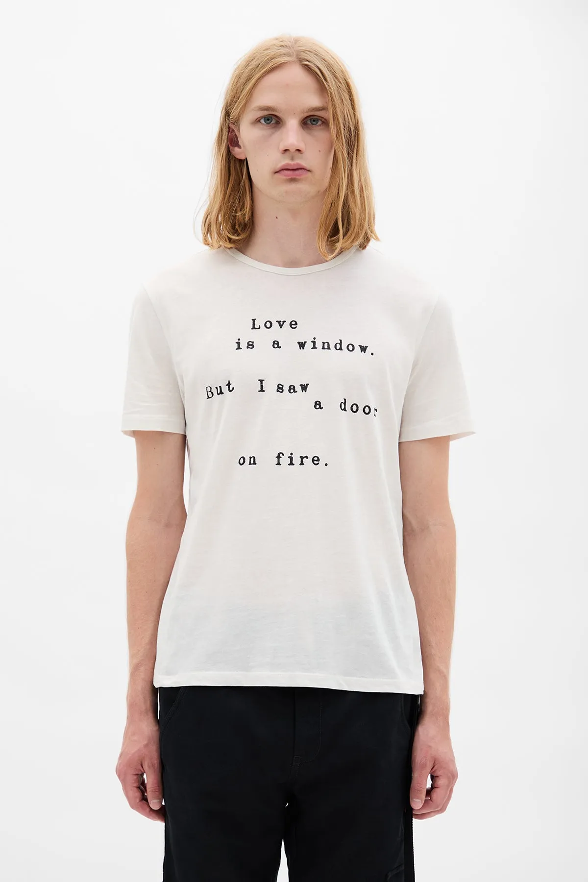 Baptist ''Love is a Window'' Standard T-Shirt sold by Ann Demeulemeester