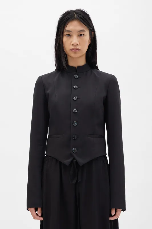 Bab Stand Collar Blouson made by Ann Demeulemeester
