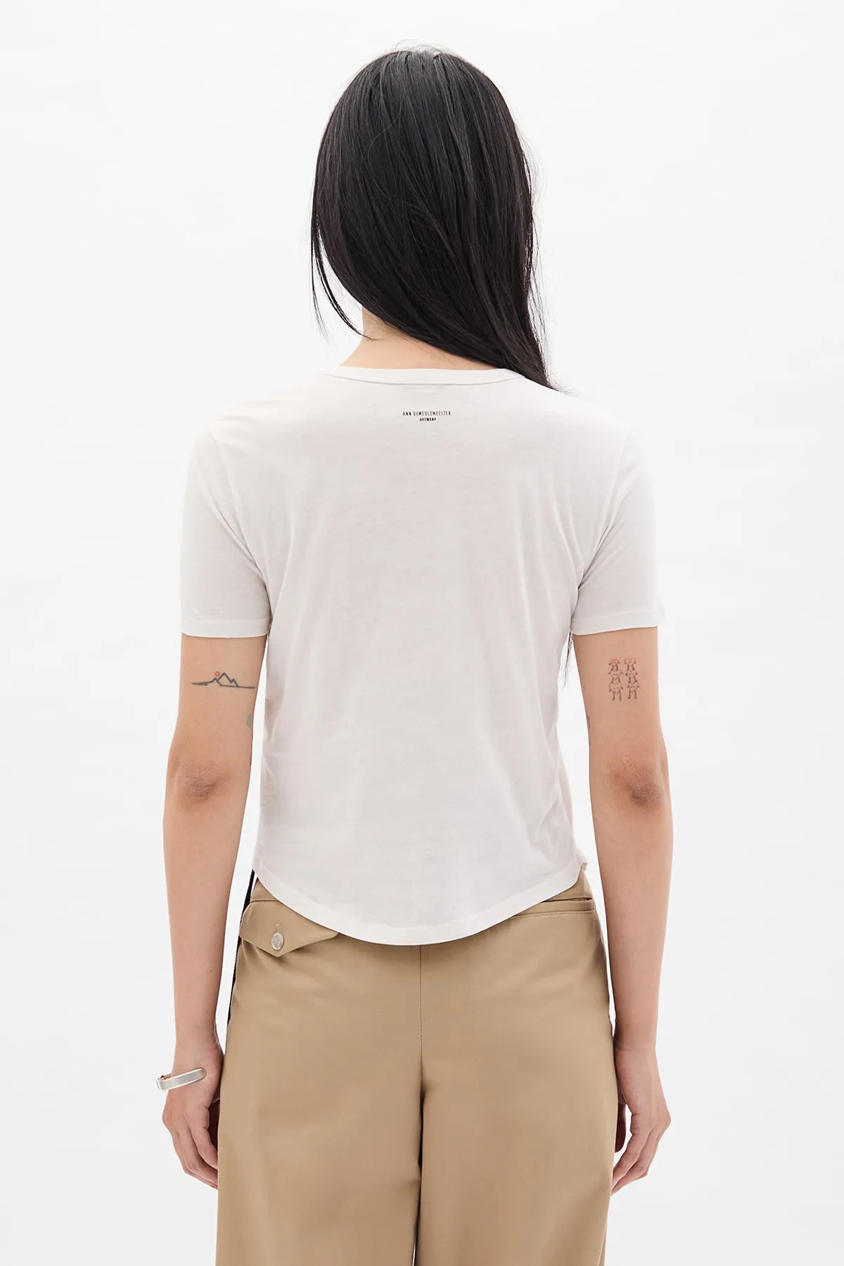 Floor Micro T-Shirt sold by Ann Demeulemeester product image thumbnail 3