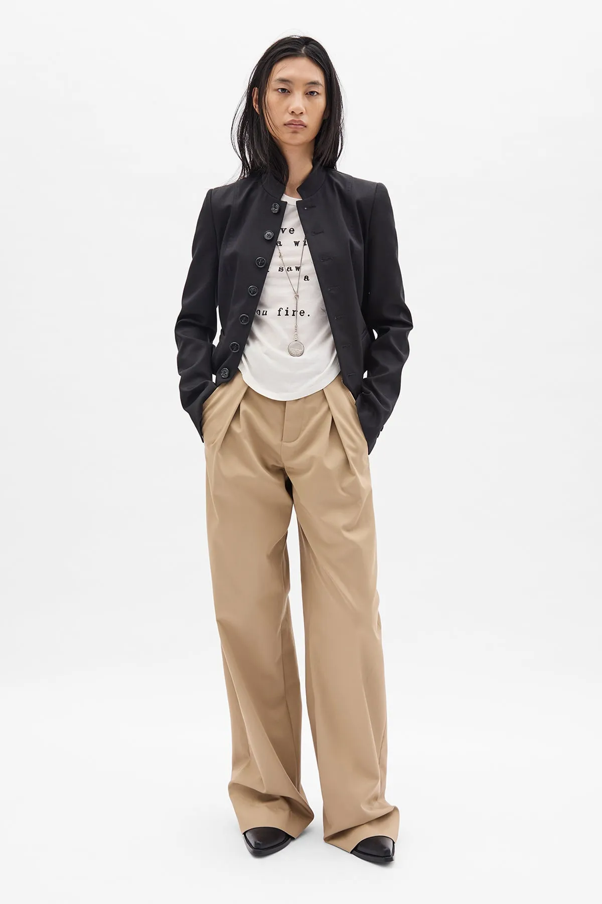 Floor Micro T-Shirt sold by Ann Demeulemeester product image thumbnail 4