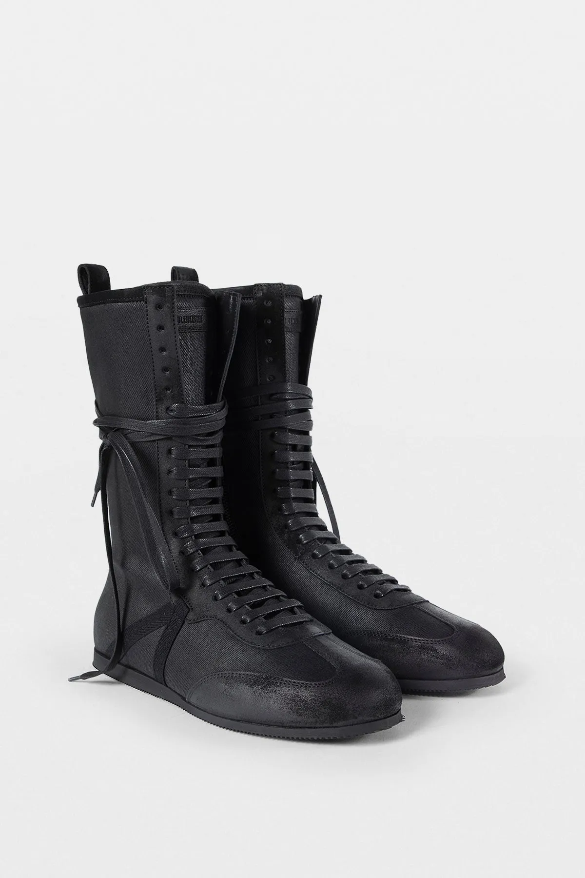 Fides Soft High Top Boxing Sneakers sold by Ann Demeulemeester