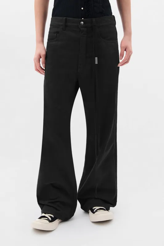 Alarik 5-Pockets Flared Cropped Trousers made by Ann Demeulemeester
