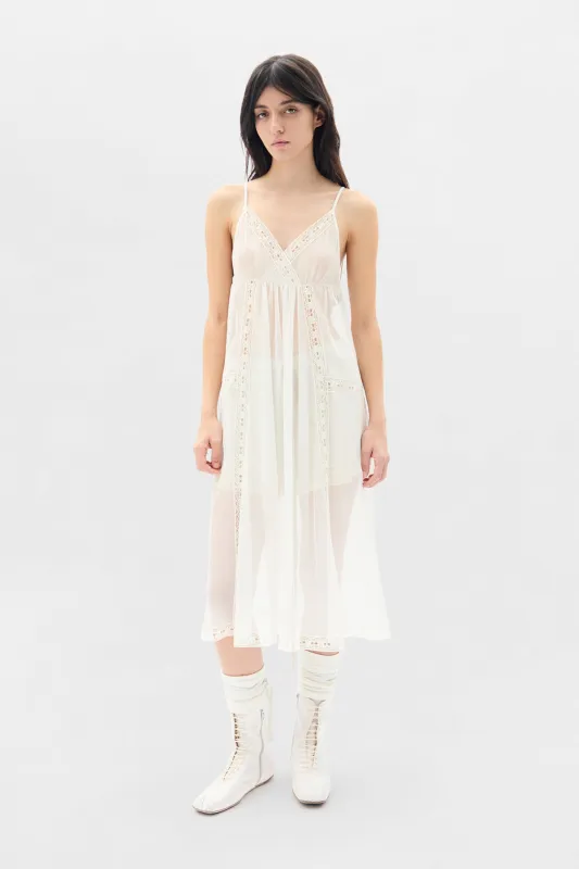 Elen Negligé Midi Dress made by Ann Demeulemeester