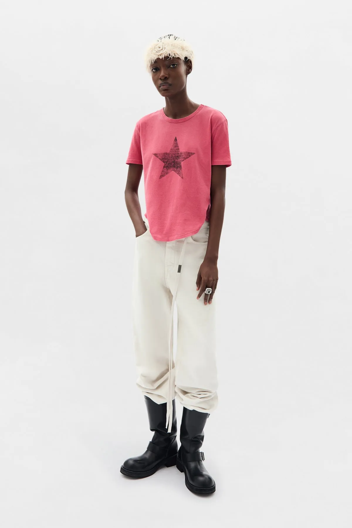 Floor Micro T-Shirt sold by Ann Demeulemeester product image thumbnail 4