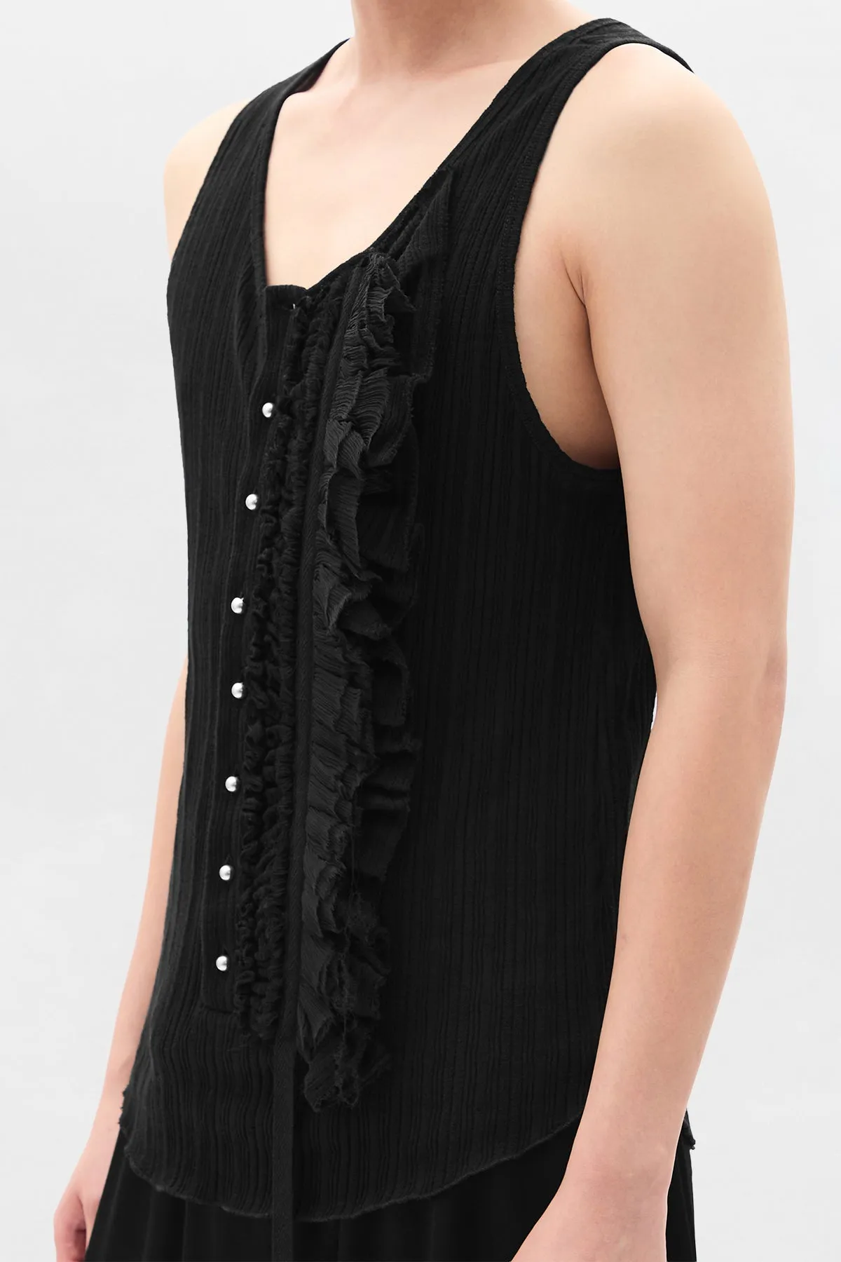 Gaut Serafino Tank Top sold by Ann Demeulemeester product image thumbnail 5