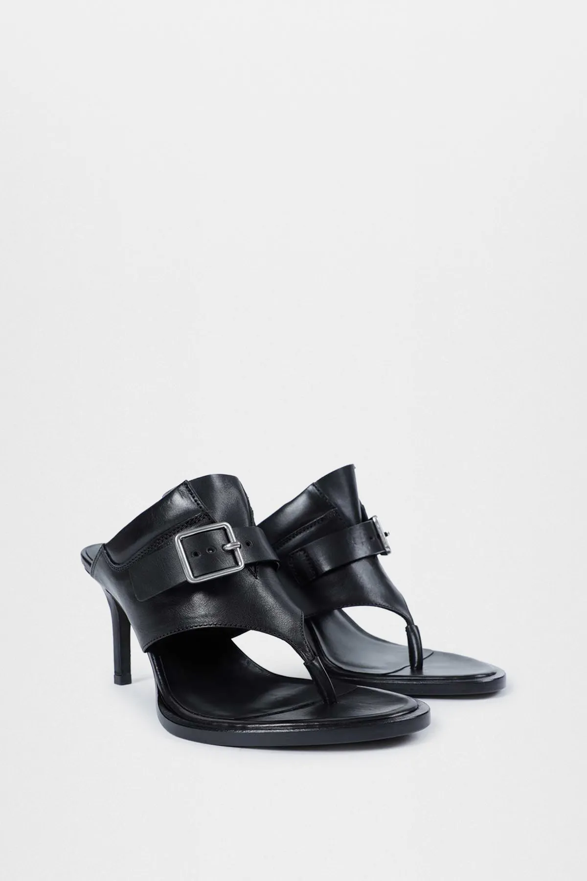Bri Heeled Thong Mules sold by Ann Demeulemeester