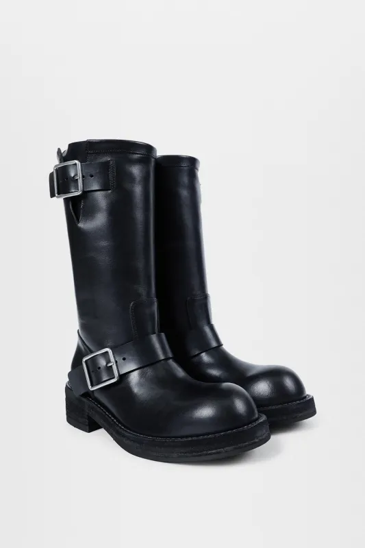 Sarith Engineer Biker Boots with Buckles sold by Ann Demeulemeester