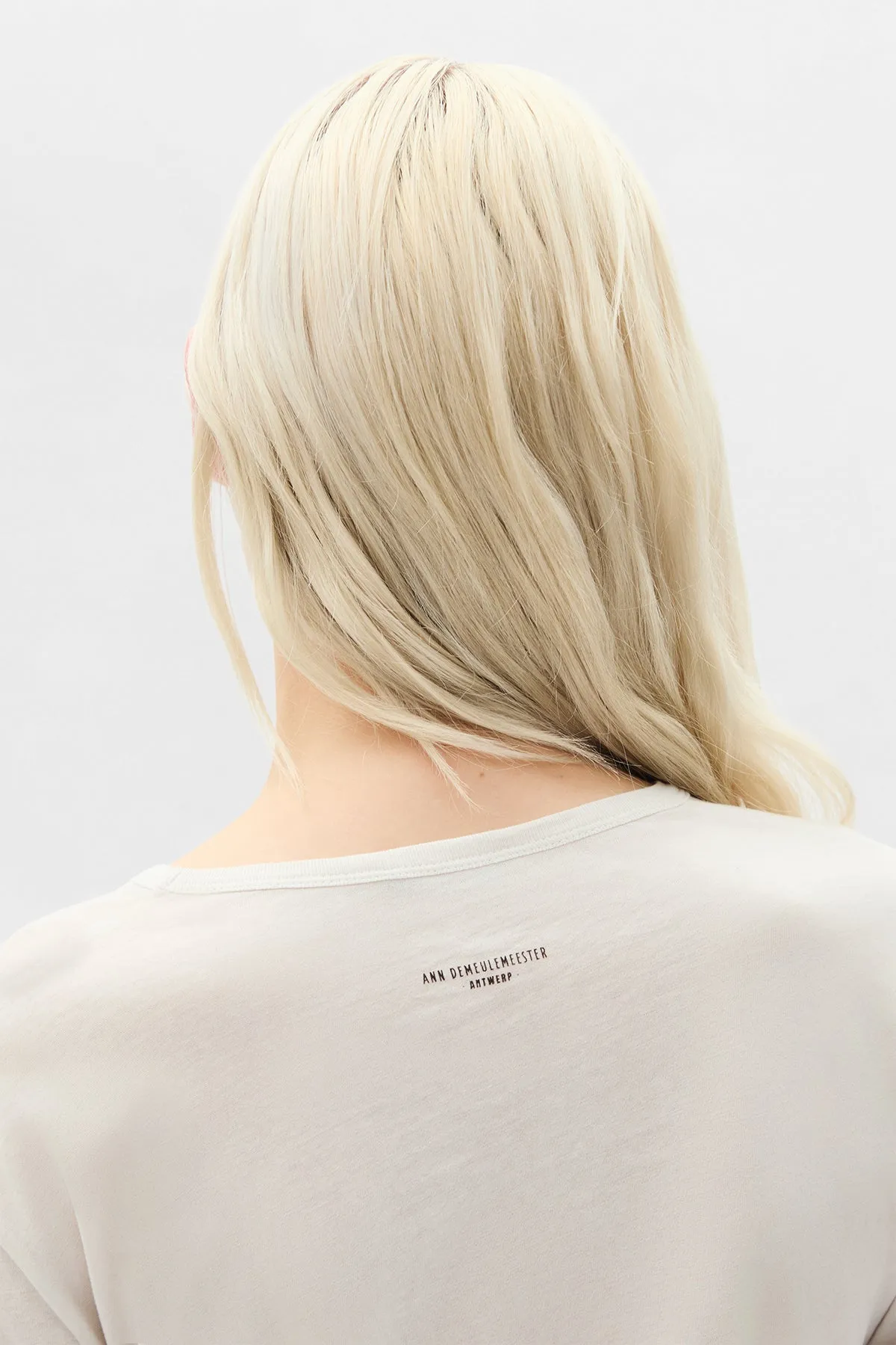 Dot Wrinkled Cropped Long Sleeve Top sold by Ann Demeulemeester product image thumbnail 5