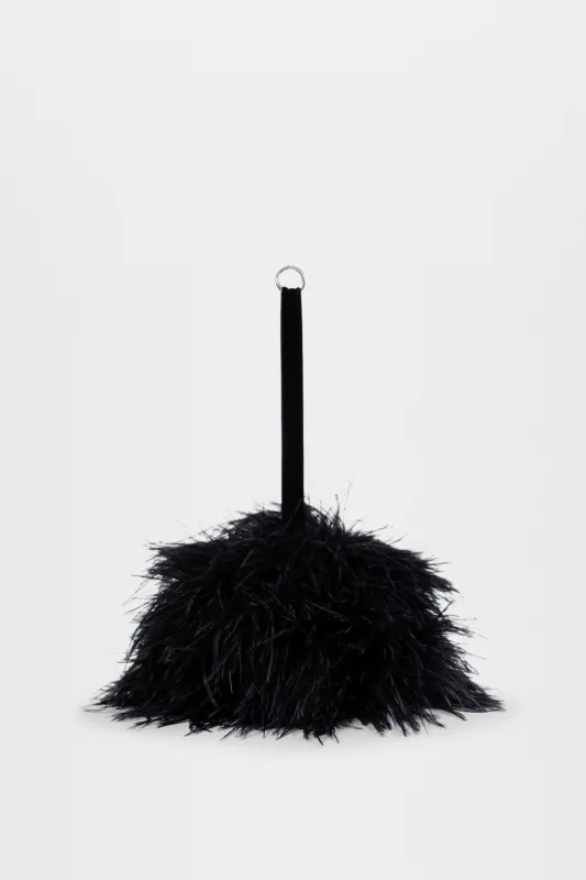 Iza Clutch with Feathers made by Ann Demeulemeester