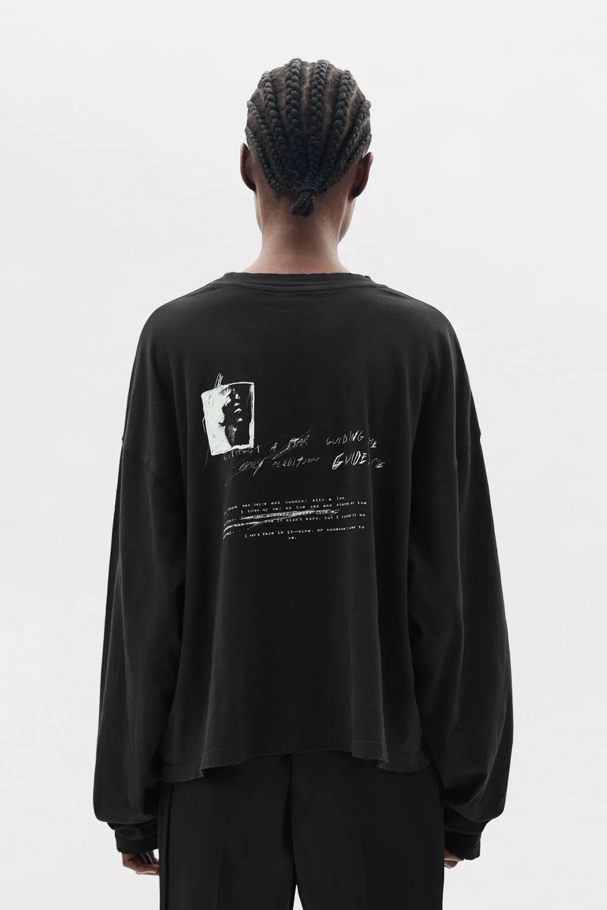 Nikita Relax Fit Long Sleeve Boxy Tee sold by Ann Demeulemeester product image thumbnail 3