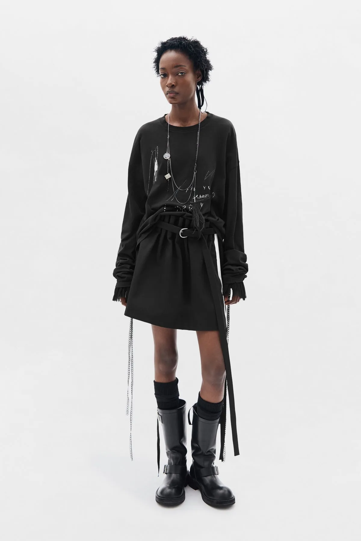 Nikita Relax Fit Long Sleeve Boxy Tee sold by Ann Demeulemeester product image thumbnail 4