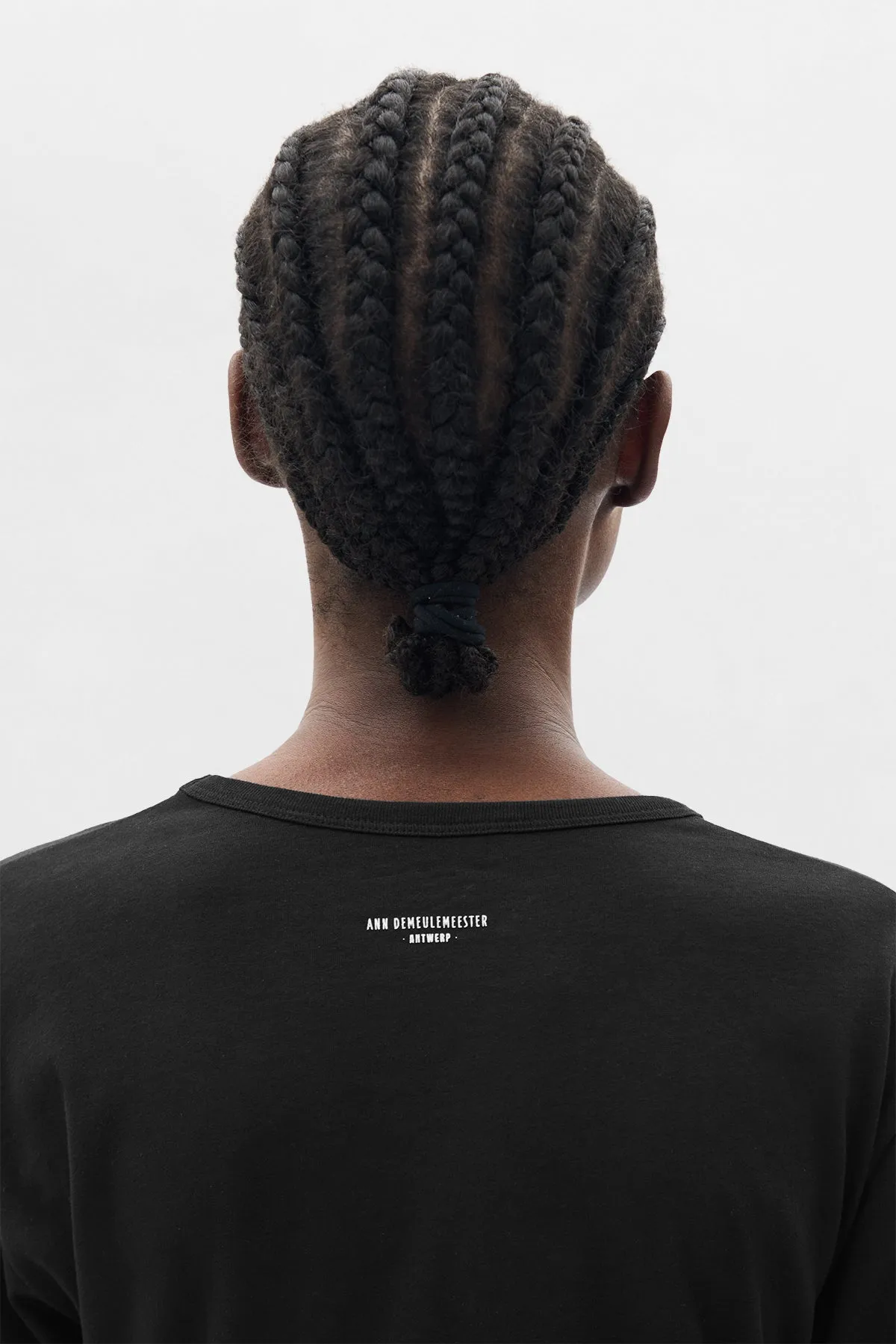 Dot Wrinkled Cropped Long Sleeve Top sold by Ann Demeulemeester product image thumbnail 5