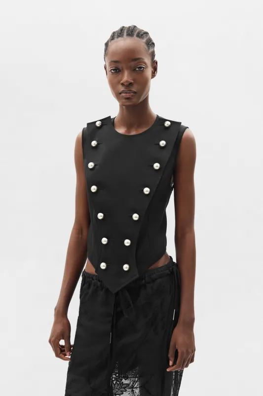 Gina Tailored Waistcoat made by Ann Demeulemeester