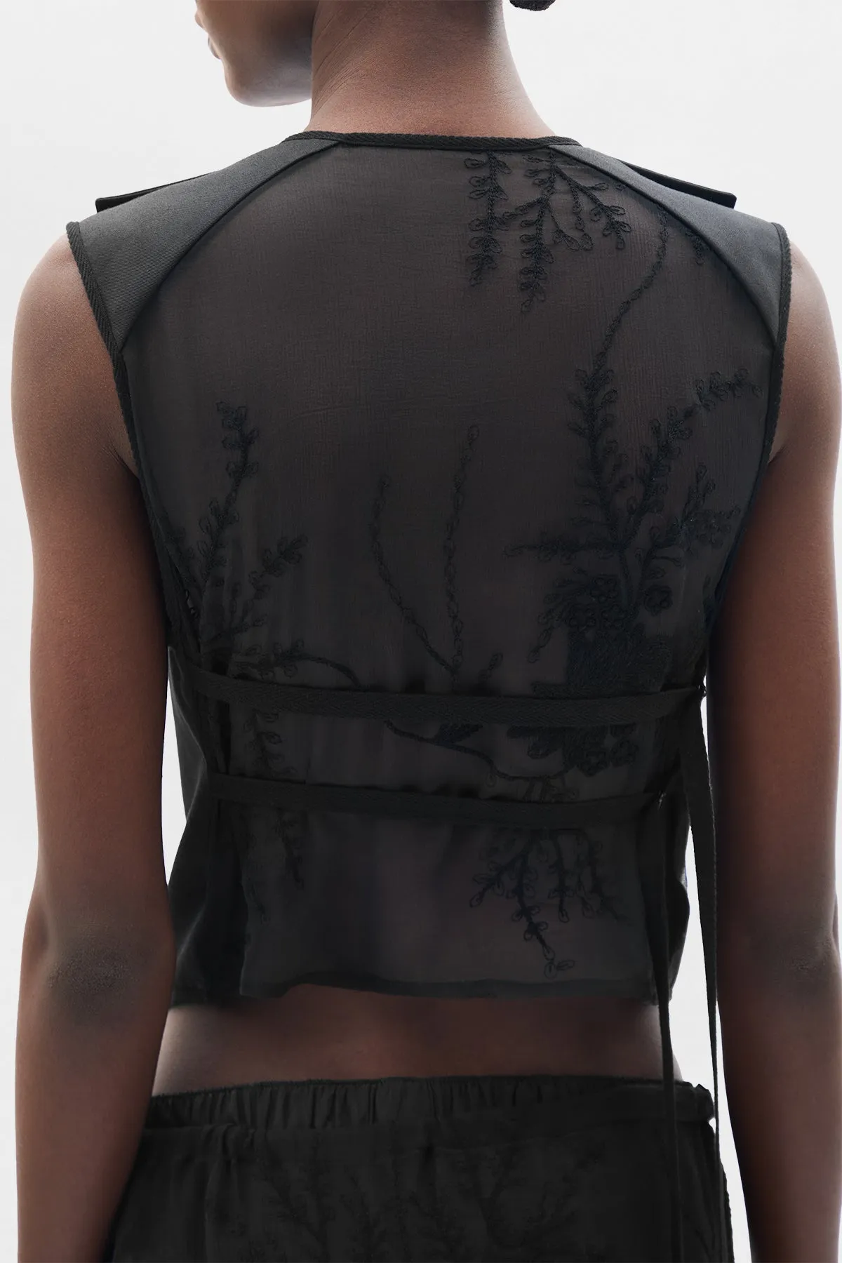 Gina Tailored Waistcoat sold by Ann Demeulemeester product image thumbnail 5