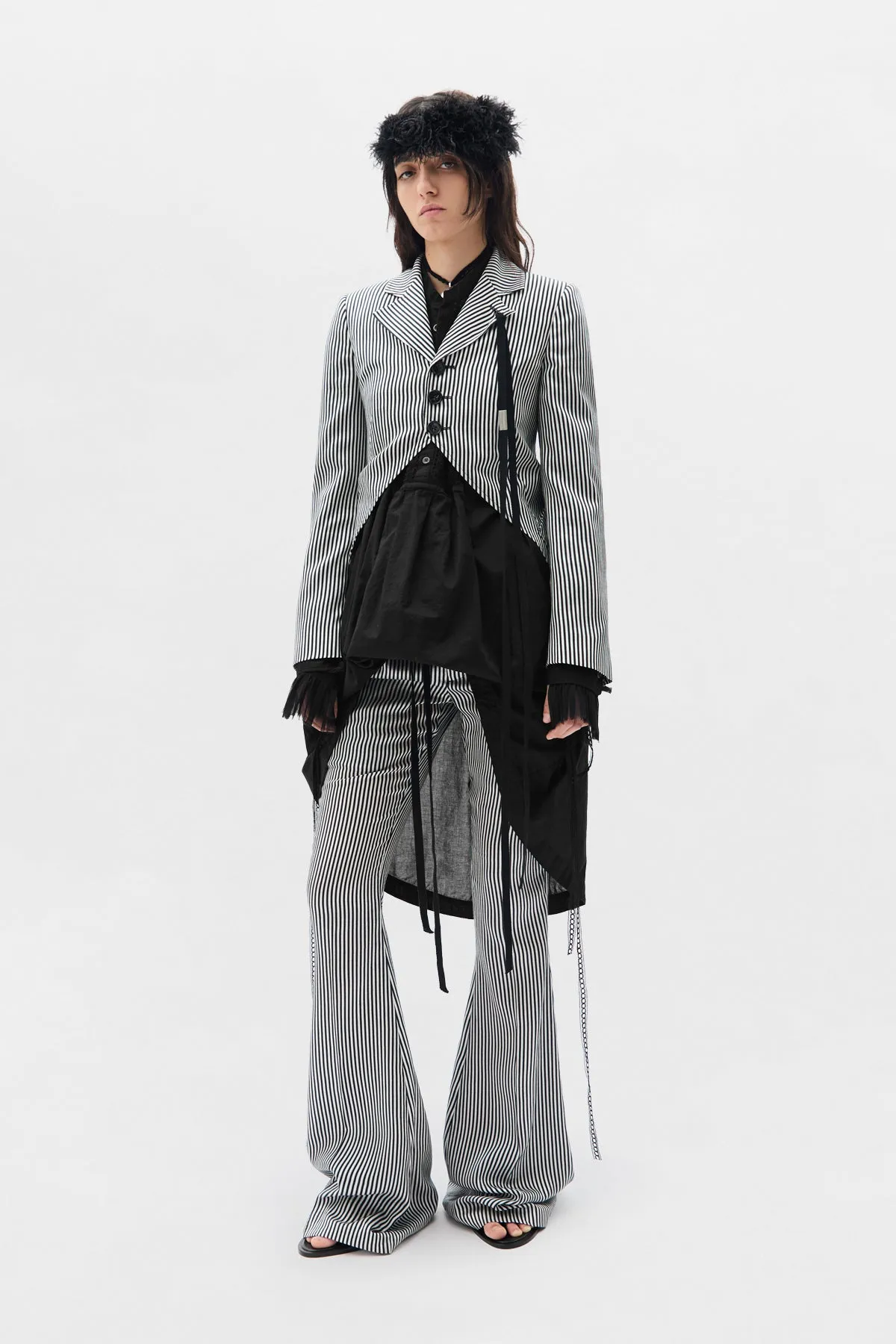 Adri Bootcut Trousers sold by Ann Demeulemeester product image thumbnail 4