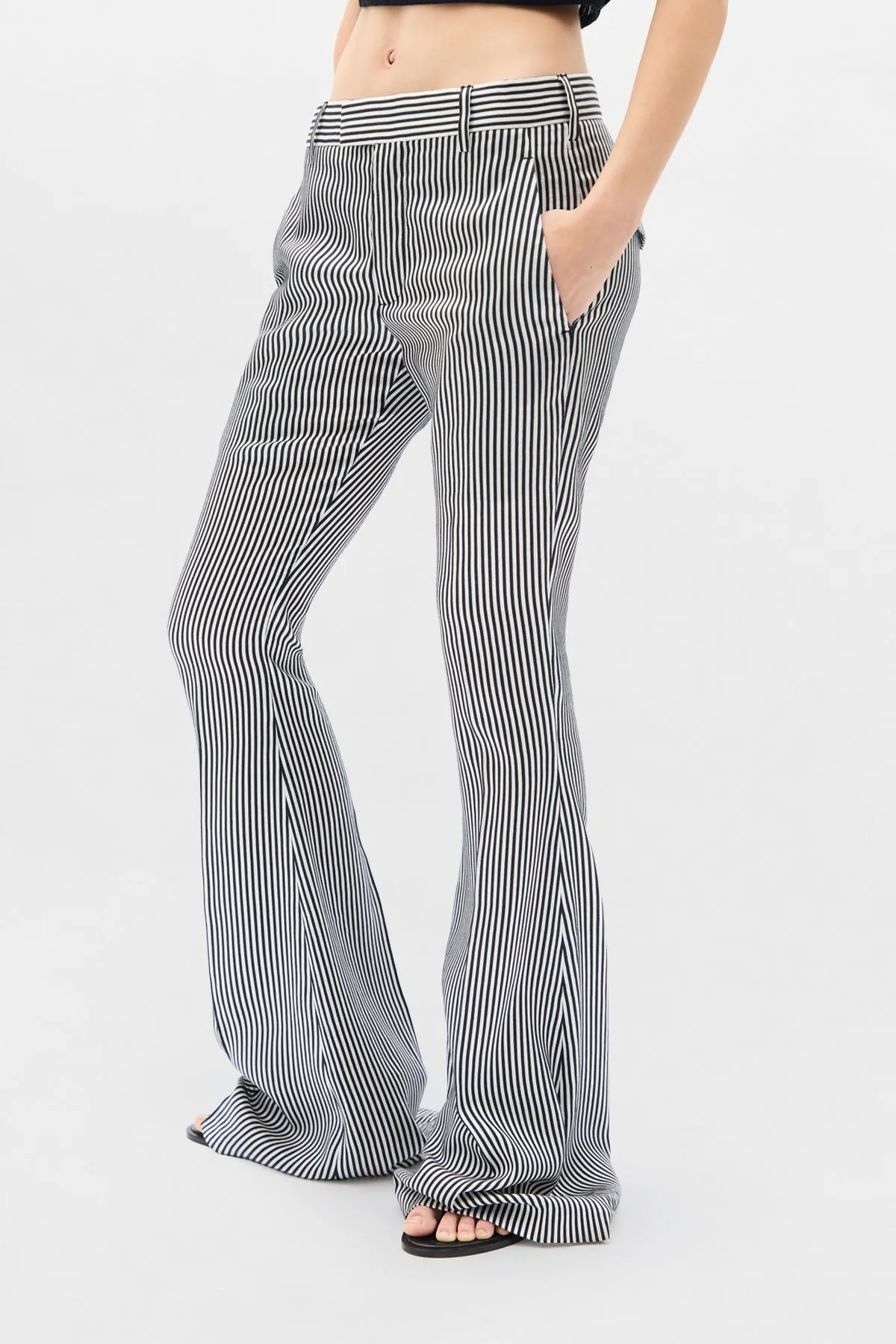 Adri Bootcut Trousers sold by Ann Demeulemeester product image thumbnail 2