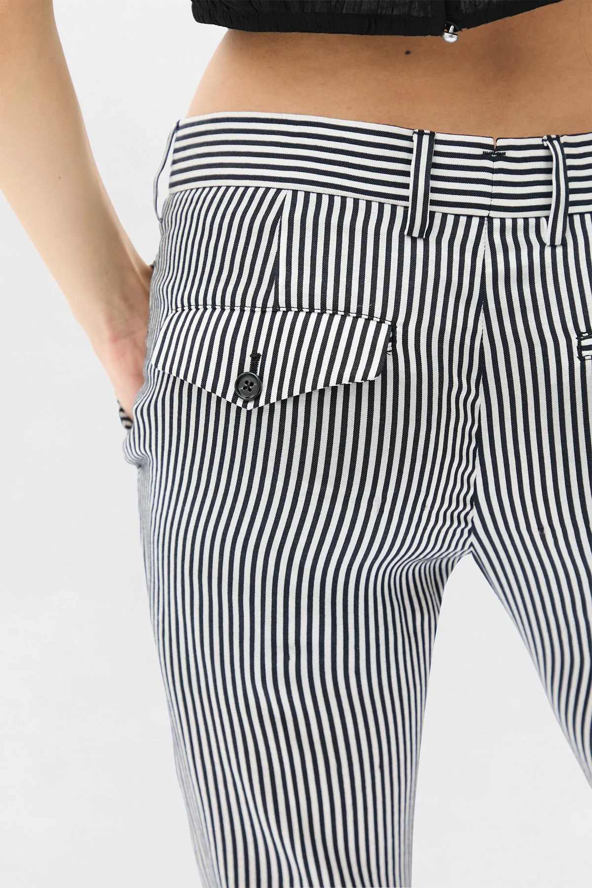 Adri Bootcut Trousers sold by Ann Demeulemeester product image thumbnail 5