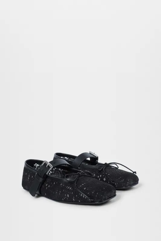 Zoey Ballerinas with Belt made by Ann Demeulemeester