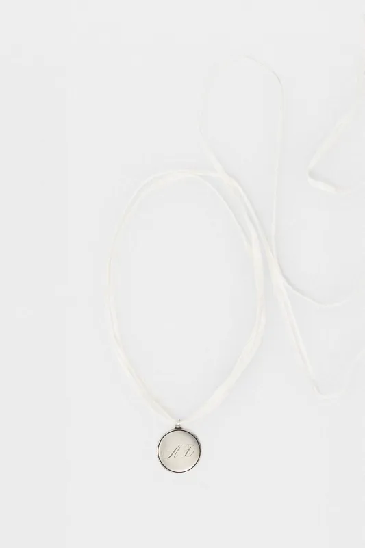 Monogram Pendant Necklace made by Ann Demeulemeester