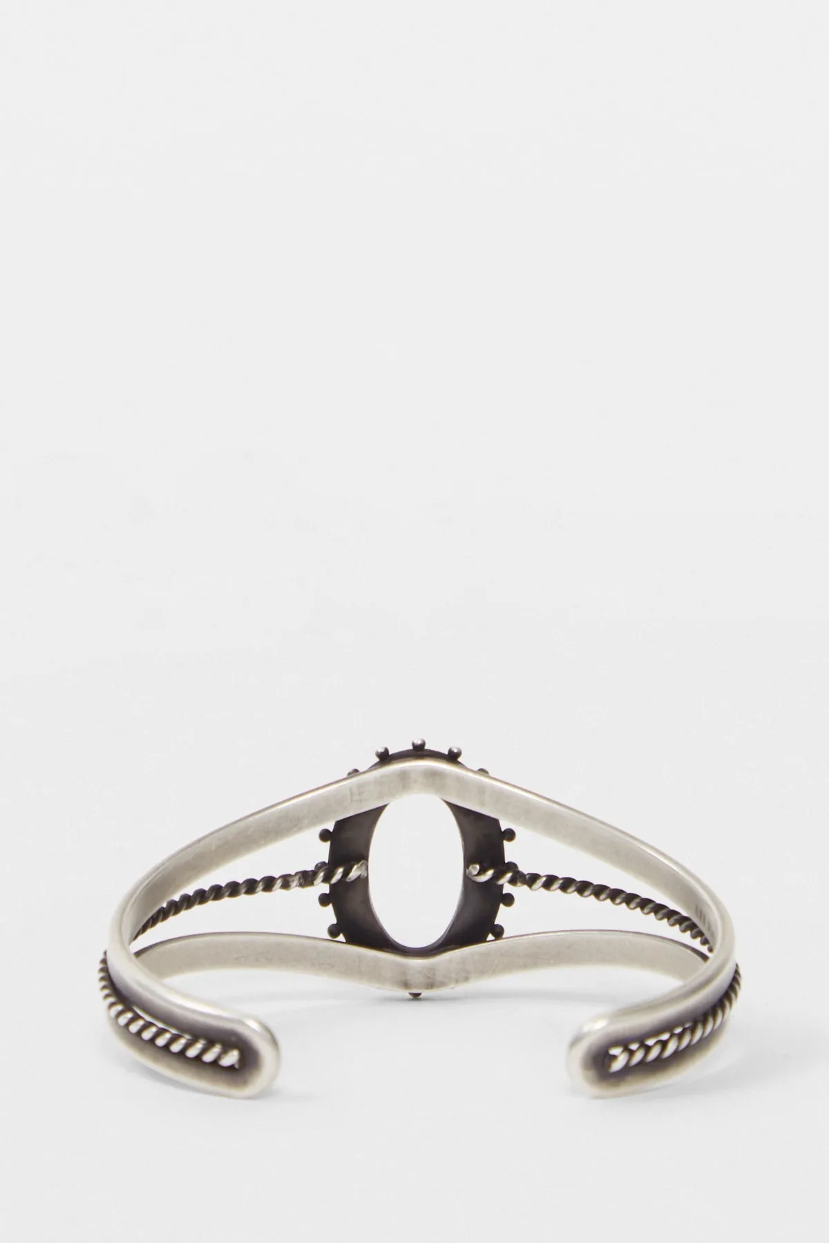 Fern Transparent Cabochon Cuff Bracelet sold by Ann Demeulemeester product image thumbnail 2