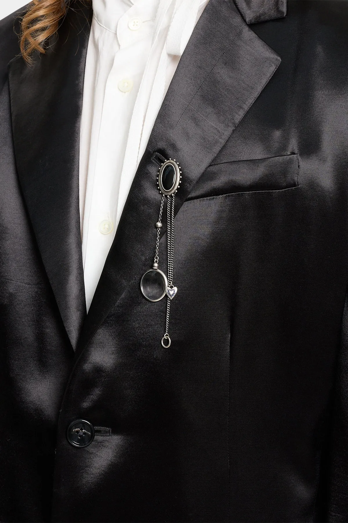 Ekin Cabochon Brooch with Charms sold by Ann Demeulemeester product image thumbnail 3